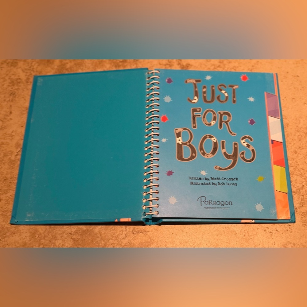 Just For Boys: A Book About Growing Up Hardcover Book - Picture 15 of 15